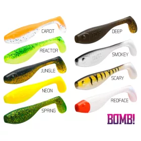 Delphin FATTY Rubbervis JUNGLE 120mm - 5 stuks