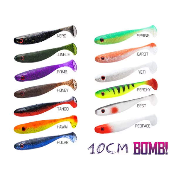Delphin Rippa Rubbervis Best 10cm 5 stuks