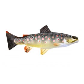 Pillow The Mini Brown Trout 36cm Forelkussen