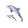 EnergoTeam The Bottlenose Dolphin Grey 55cm Viskussen