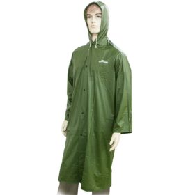 Outdoor PVC Poncho Olive Regenponcho L