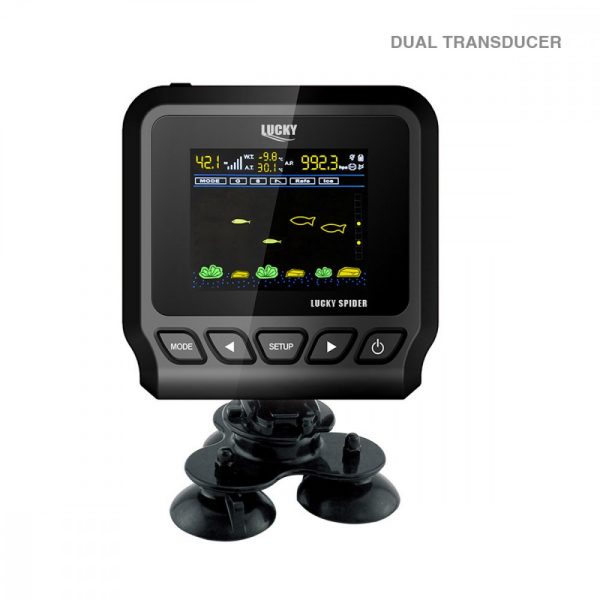 Lucky Visvinder Spider (Voor kajak / Voor boot)