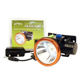 Outdoor Supersterke Hoofdlamp Met DC Adapter