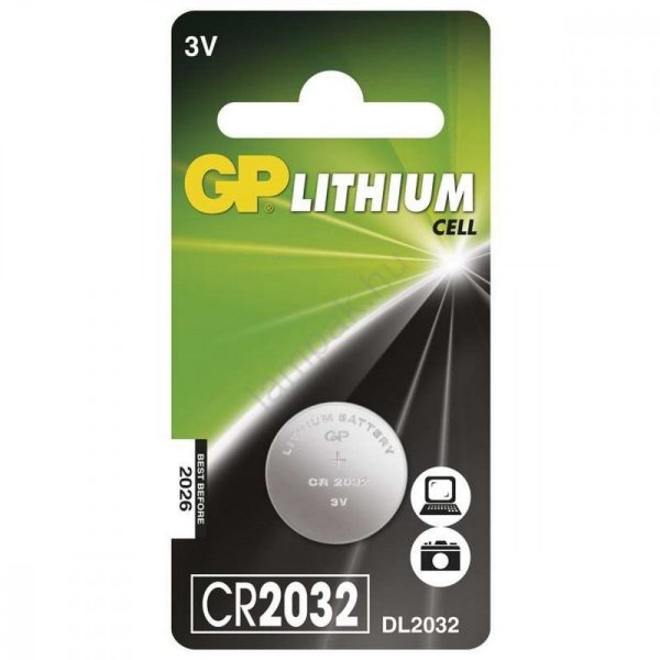 Gp Lithium Knoopcelbatterij Cr2032-3V Blister/5