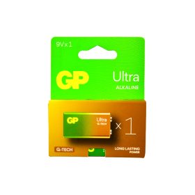 GP Ultra Alkaline 9V Batterij 1st