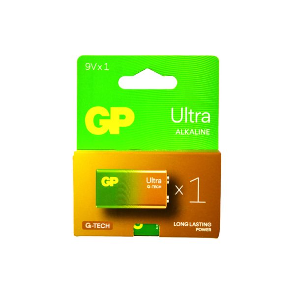 GP Ultra Alkaline 9V Batterij 1st