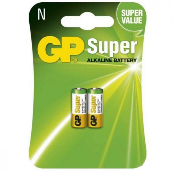 Gp 910A Super Alkaline Batterij (Lr1,N) 1,5V Blisterverpakking/2 B1305