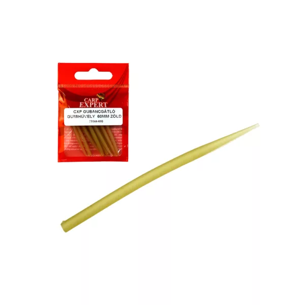 Carp Expert Zöld 60mm Gubancgátló Gumihüvely 10db