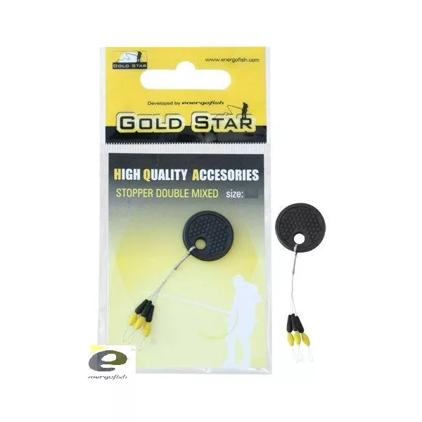 Stopper Kamasaki Dubbel Zwart/Geel Xl