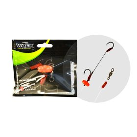   Wizard Monster Surface Livebait Double Monobraid Rig 9/0+11/0 Round Meervalonderlijn