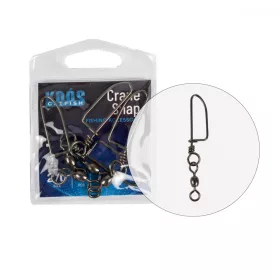   KOOS KRAANWARTEL MET COASTLOCK SNAP 6/0×8 3 STUKS/VERPAKKING - Wartel snap