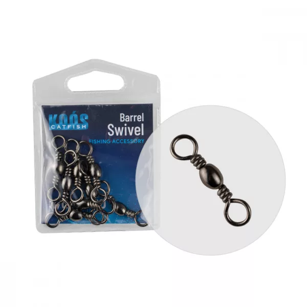 KOOS BARREL DRAAI 5/0 4PCS/BAG - Draaisluiting