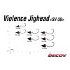 Decoy SV-38 Violence #6 0,9gr Offset Jig Fej 5db