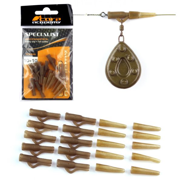 Carp Academy Veiligheidsloodclip Compleet (3564) 10 stuks