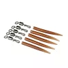 Carp Academy Snelsluiting met Siliconenslang L 5st (356417)