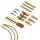Carp Academy Complete Eindmontage op Zachte Buis Bruin 3 stuks