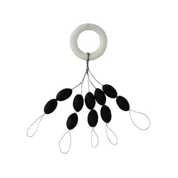 Nevis Rubberen Stopper Zwart 8x5mm XXL