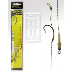   Carp Academy Boilie Onderlijn Superior Rig Zwart 6 1 st/verpakking Boilie haak met oog en weerhaak