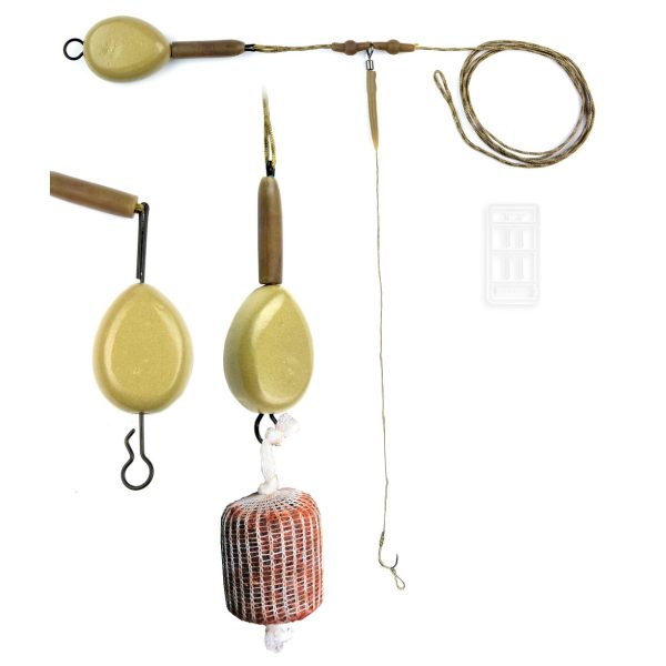 Carp Academy PVA Rig Op Leadcore Lijn Maat 6 90g