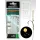 Nevis Feeder gevlochten onderlijn Zwart 12, met wartel 3st/verpakking Met oog Met weerhaak Feeder haak