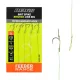Nevis Feeder onderlijn met aasprikker Zwart 8 5st/verpakking Met oog Zonder weerhaak Feeder haak