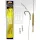 Carp Academy Basic Super Rig Zwart 2 2 st/verpakking Boilie haak met oog en weerhaak