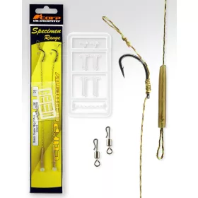   Carp Academy Basic Super Rig Zwart 6 2 st/verpakking Boilie haak met oog en weerhaak