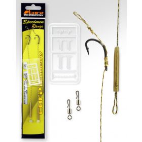   Carp Academy Basic Super Rig Teflon Zwart 2 2 st/verpakking Boilie haak met oog en weerhaak