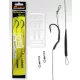 Carp Academy Line Aliger Rig Teflon Zwart 2 2 stuks/verpakking Boiliehaak met oog en weerhaak