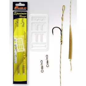   Carp Academy Basic Special Rig Teflon Zwart 2 2 st/verpakking Boilie haak met oog en weerhaak