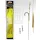 Carp Academy Basic Special Rig Teflon Zwart 2 2 st/verpakking Boilie haak met oog en weerhaak