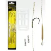 Carp Academy Special Pop Up Rig Teflon Zwart 6 2 stuks/verpakking Boiliehaak met oog en weerhaak