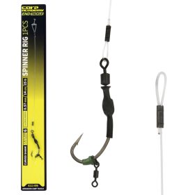   Carp Academy Spinner Rig Curved Shank Rig 6 Boiliesspinnerhaak met weerhaak en oog