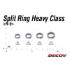 Decoy R-5 Heavy Class Silver 8 150lb Split Ring Kulcskarika 10db
