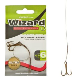 Wolfram Onderlijn Met Driehaak 6 6Kg 2St/Pak