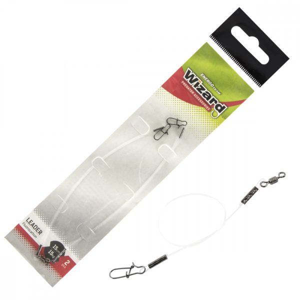 Wizard Fluorocarbon Onderlijn 6 15Kg 2St/Pak