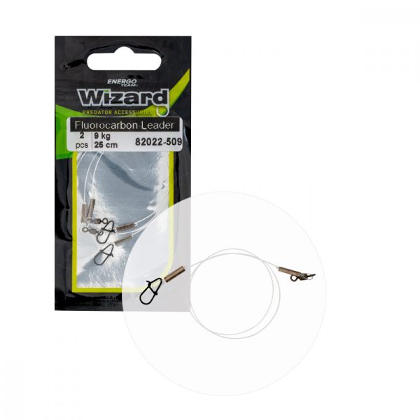 Wizard Gemonteerde Fluorocarbon Onderlijn Neo 11Kg 25Cm 2 stuks/pak
