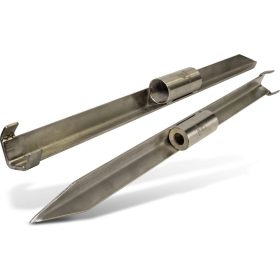 Black Cat Stalen hengelsteun H: 0,85m - Grondsteun