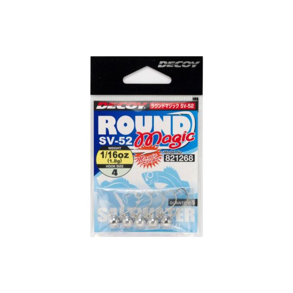 Decoy SV-52 Round Magic #4 3,5gr Jig Fej 5db