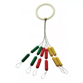 Nevis rubberstopper Gekleurd M 7x1,5mm 12 stuks
