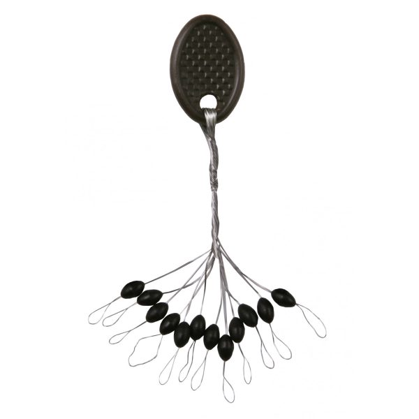 Nevis Rubberen Stopper Zwart S 4x2mm 12st