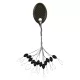 Nevis Rubberen Stopper Zwart M 5x2,5mm 12st