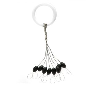 Nevis Rubberen Stopper Zwart S 4,5x2,2mm 8st