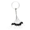 Nevis Rubberen Stopper Zwart M 5x2,5mm 8st