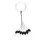 Nevis Rubberen Stopper Zwart M 5x2,5mm 8st