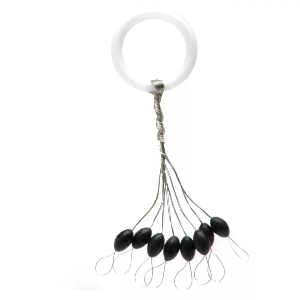 Nevis Rubberen Stopper Zwart M 5x2,5mm 8st
