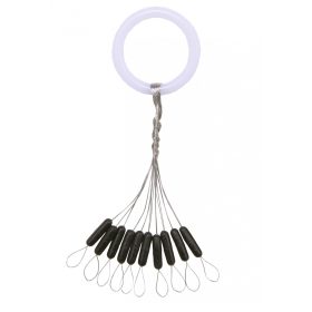 Nevis Rubberen Stopper Zwart L 7x2,2mm 10st