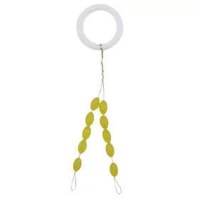 Nevis rubberstopper Geel Siliconen S 4,5x2,5mm 10 stuks