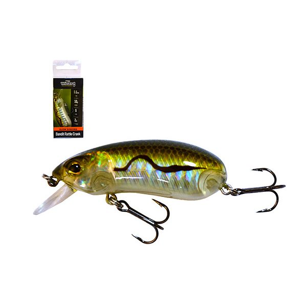 Wizard Bandit Rattle Crank Langzaam zinkend SG 5,5cm 10gr Wobbler