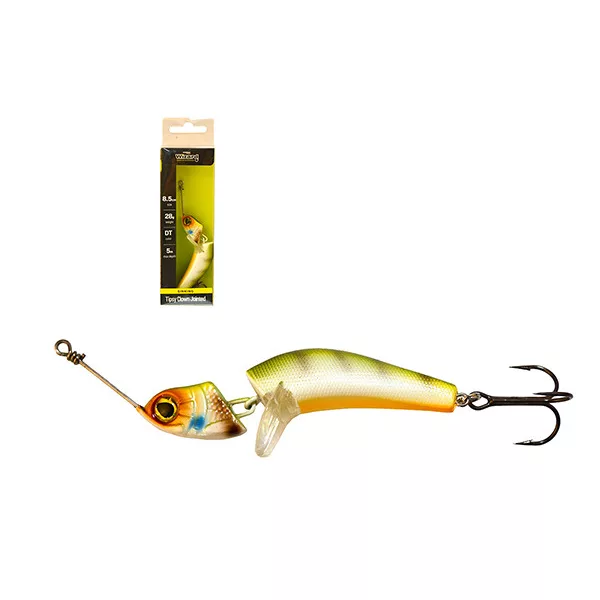 Wizard Tipsy Clown Jointed Zinkend DT 8,5cm 28gr Wobbler